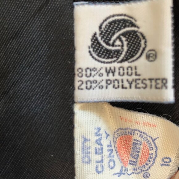 Evan-Picone VTG collarless gray single button blazer - Picture 6 of 10